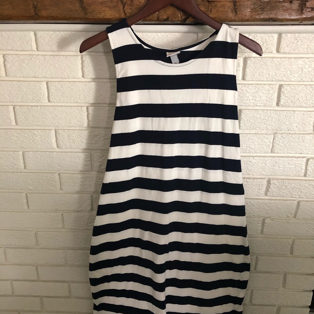 Target A New Day Navy Striped Dress